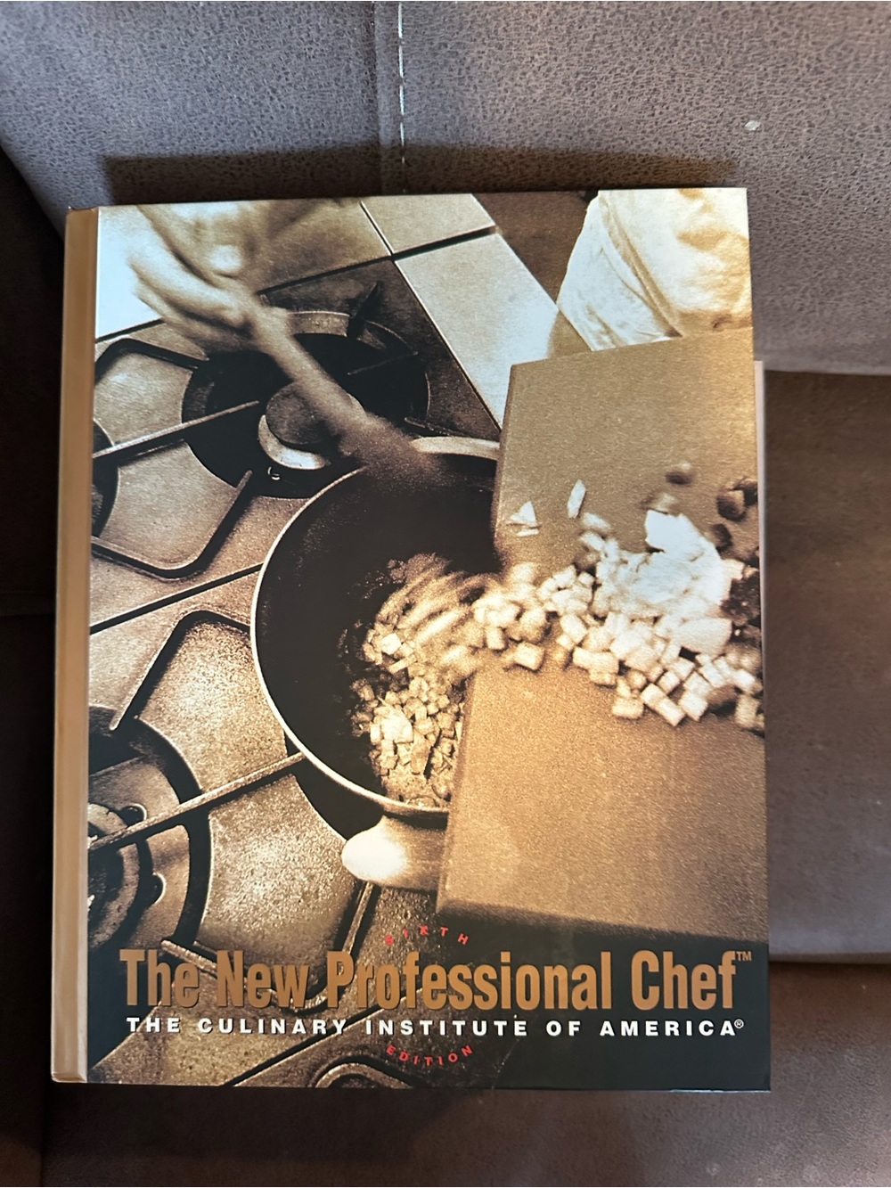 The New Professional Chef Cookbook - Brown Cover